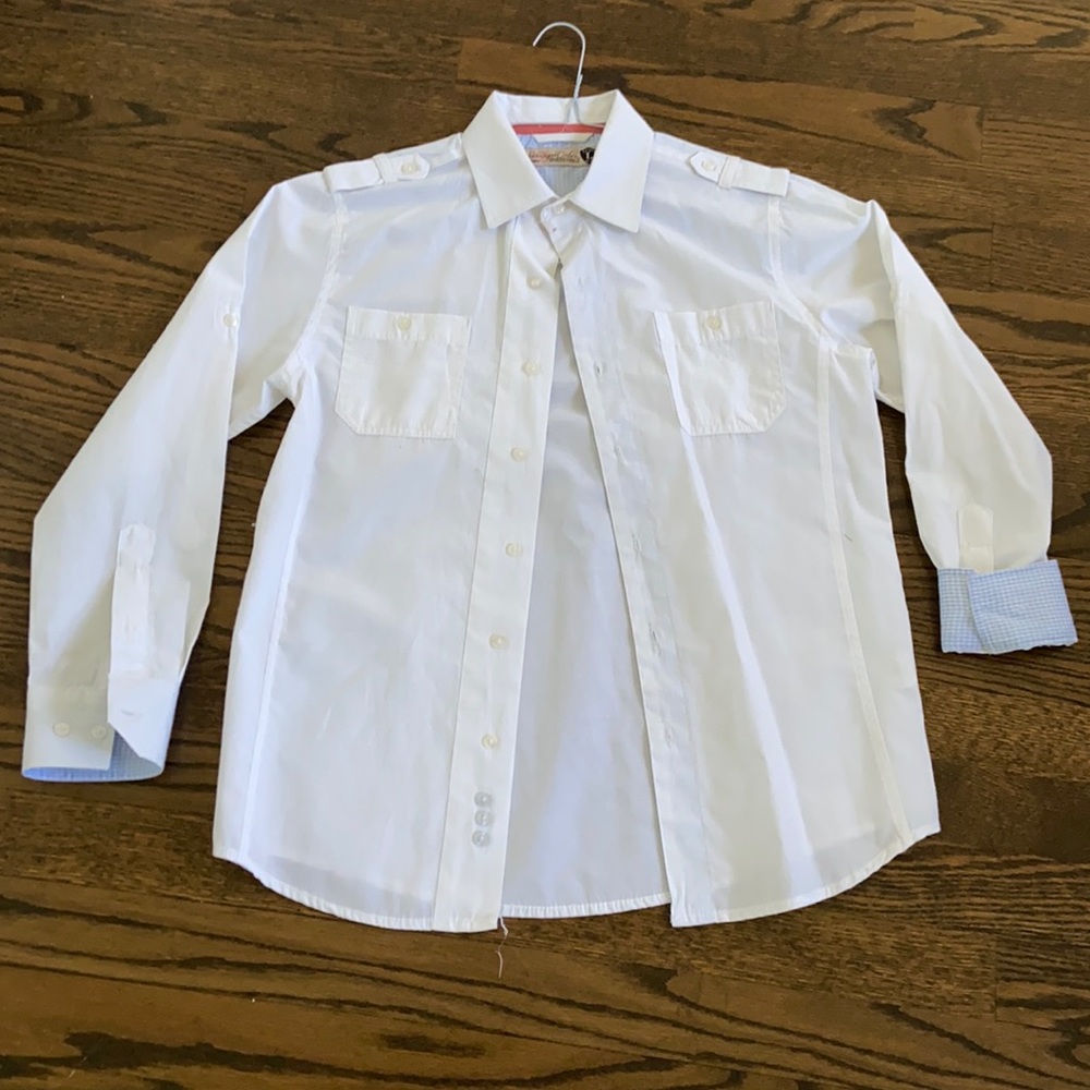 Boys Classic White Buttondown